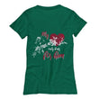 My Heart Beats For Him Womens Valentine Shirt, Shirts and Tops - Daily Offers And Steals