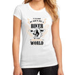 Just A Biker Womens Casual Novelty Shirt, Shirts and Tops - Daily Offers And Steals