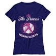 Princess Wears Cleats Womens Casual Tops, Shirts and Tops - Daily Offers And Steals