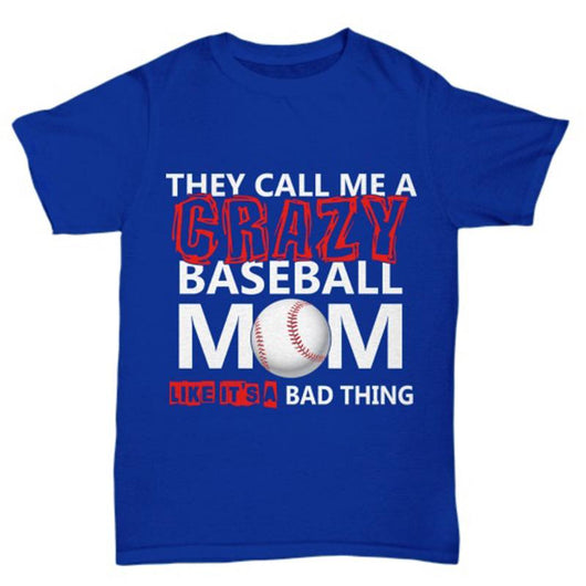 Crazy Baseball Mom Casual Shirt, Shirts and Tops - Daily Offers And Steals