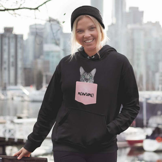 Meowsome Hoodie For Cat Owners, Shirts and Tops - Daily Offers And Steals