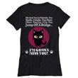 cat print shirt womens