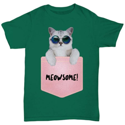 Meowsome Cat Lover Men Women Online Shirt, Shirts and Tops - Daily Offers And Steals