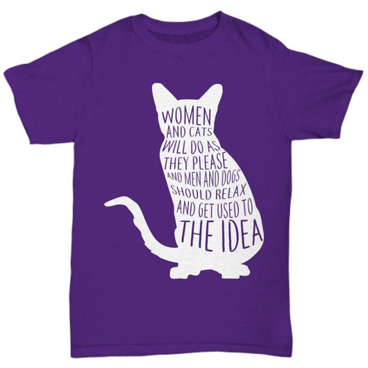 Women and Cats Shirt Design Online, Shirts and Tops - Daily Offers And Steals