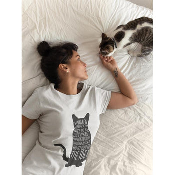 Women and Cats Ladies Shirt Design, Shirts and Tops - Daily Offers And Steals