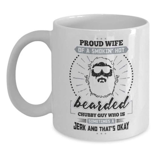 Proud Wife Beard Novelty Mug, Coffee Mug - Daily Offers And Steals