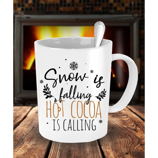 Snow Is Falling Christmas Holiday Coffee Mug, mugs - Daily Offers And Steals