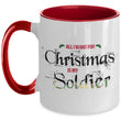 My Christmas Soldier Two Tone Coffee Mug