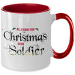 My Christmas Soldier Two Tone Coffee Mug