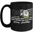 God Bless Our Troops Christmas Novelty Coffee Mugs