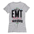 Be Nice To EMT Women's Christmas Novelty Shirt