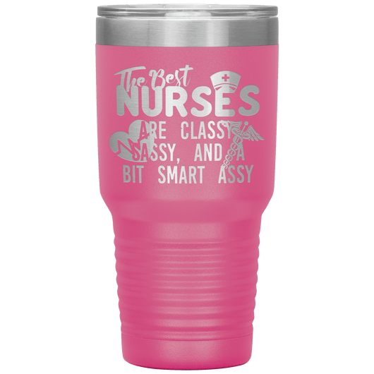 Sassy Nurse Coffee Tumbler Cup Design - 30 oz, Tumblers - Daily Offers And Steals