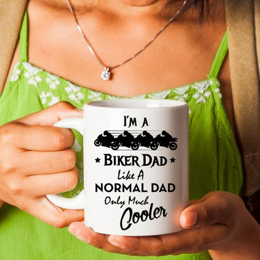 Biker Dad Novelty Mug Gift Idea, mugs - Daily Offers And Steals