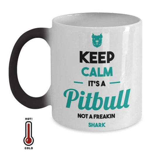 i love my pitbull mug
