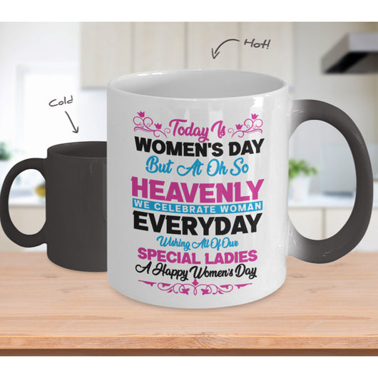 Women's Day Color Changing Coffee Mug