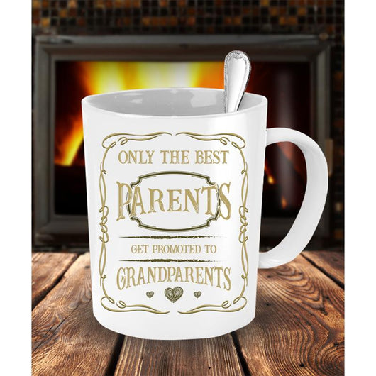 Cute Promoted To Grandparents Coffee Mug, mugs - Daily Offers And Steals