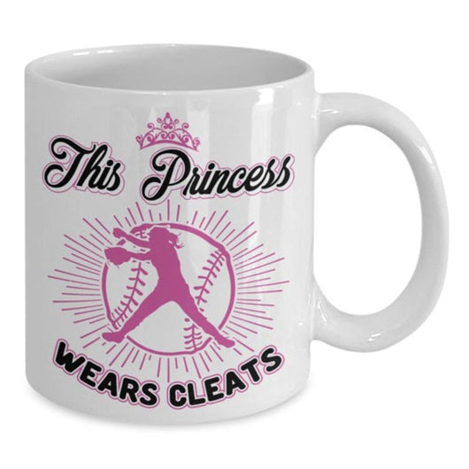 Princess Wears Cleats Novelty Mug For Women, mugs - Daily Offers And Steals