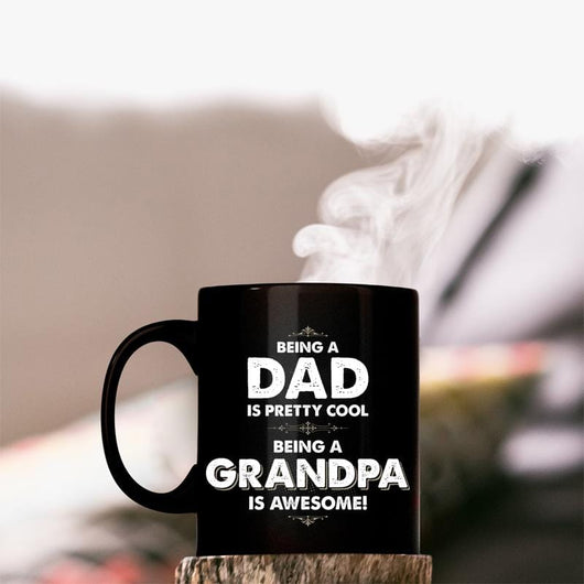 Being Grandpa Is Awesome Unique Novelty Coffee Mug, mugs - Daily Offers And Steals