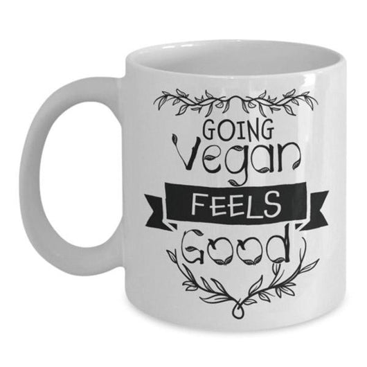 Going Vegan Feels Good Custom Coffee Mug, Coffee Mug - Daily Offers And Steals
