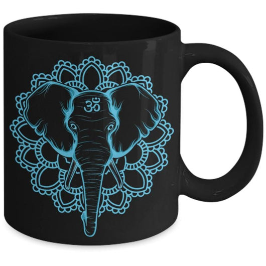 Elephant Yoga Ceramic Novelty Mug, mugs - Daily Offers And Steals