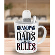 Grandpas Dads Without Rules Coffee Mug, mugs - Daily Offers And Steals
