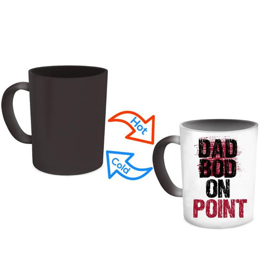 Dad Bod On Point Novelty Color-Changing Coffee Mug