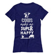 Cows Make Me Happy Casual Shirt For Women, Shirts And Tops - Daily Offers And Steals
