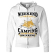 Weekend Forecast Camping Zip Up Hoodie, Shirts And Tops - Daily Offers And Steals