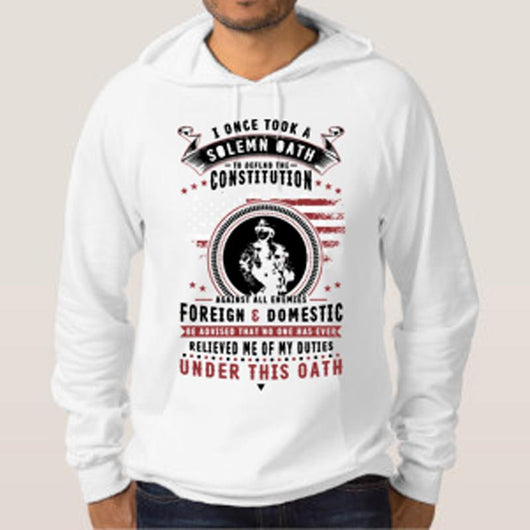 Under This Oath Veteran Pullover Hoodie, Shirts and Tops - Daily Offers And Steals