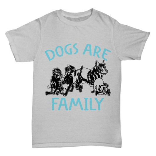 Dogs Are Family Unisex Shirt Design, Shirts and Tops - Daily Offers And Steals