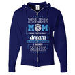 Police Mom Custom Zip Up Hoodie, Shirts And Tops - Daily Offers And Steals