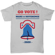 Go Vote Make A Difference Novelty T Shirts Online, Shirts and Tops - Daily Offers And Steals