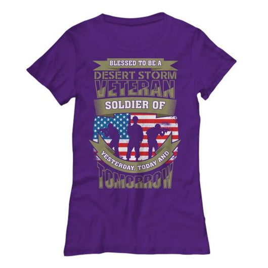 Desert Storm Women's Veteran T Shirt, Shirts and Tops - Daily Offers And Steals