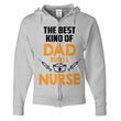 Best Dad Raises A Nurse Zip Up Hoodie, Shirts And Tops - Daily Offers And Steals