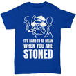 Hard To Be Mad When Stoned Dog Lover Shirt, Shirts and Tops - Daily Offers And Steals