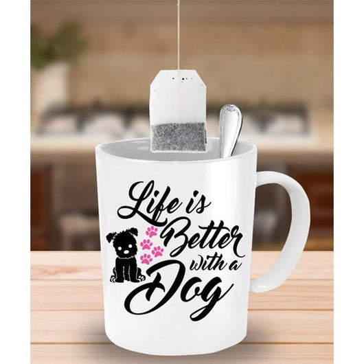 Life Better With Dog Personalized Mug, Coffee Mug - Daily Offers And Steals