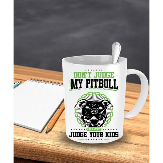 Don't Judge Pitbull Coffee Mug Sale, Coffee Mug - Daily Offers And Steals