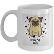 Crazy Pug Lady Dog Lover Mug, mugs - Daily Offers And Steals