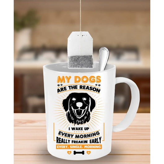 Dog Is The Reason Quote Novelty Coffee Mug, mugs - Daily Offers And Steals