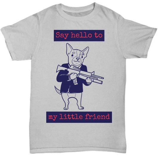 Say Hello Dog Lover Shirt for Humans, Shirts and Tops - Daily Offers And Steals