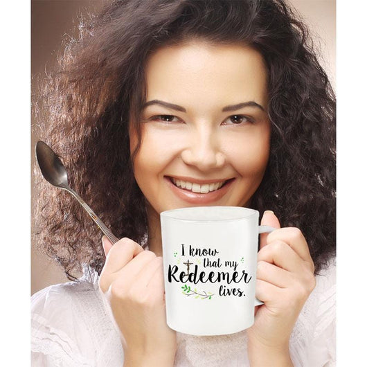 My Redeemer Lives Easter Coffee Mug, mugs - Daily Offers And Steals