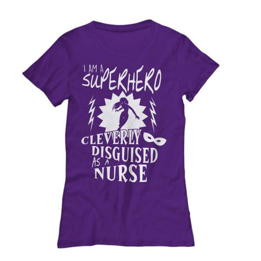 Superhero Nurse Women's Shirt Design, Shirts and Tops - Daily Offers And Steals