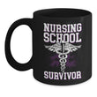 Nursing School Survivor Nurse Coffee Mug, Coffee Mug - Daily Offers And Steals