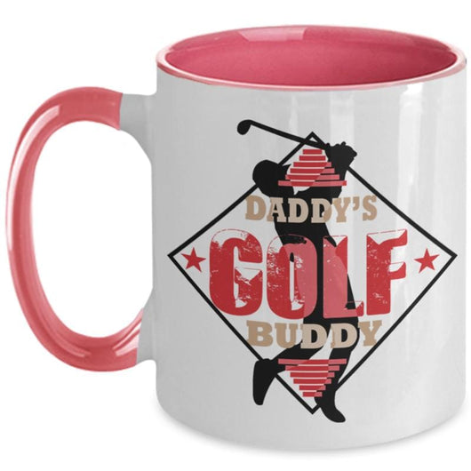 Daddy's Golf Buddy Two-Toned Mug, mugs - Daily Offers And Steals