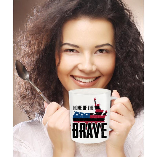 Home Of The Brave Veteran Coffee Mug, mugs - Daily Offers And Steals