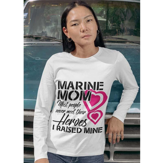 Marine Mom Female Veteran Tee Shirt Gift, T-Shirts - Daily Offers And Steals