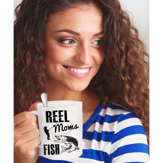 Reel Moms Fishing Coffee Mug, Coffee Mug - Daily Offers And Steals