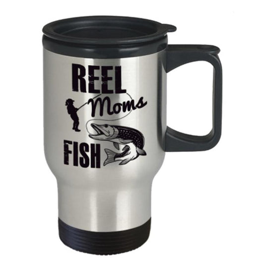 Reel Moms Fishing Travel Mug, Coffee Mug - Daily Offers And Steals