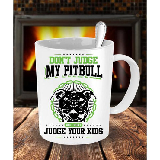 Don't Judge Pitbull Coffee Mug Sale, Coffee Mug - Daily Offers And Steals