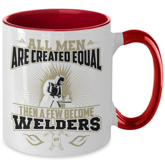 All Men Welders Ceramic Novelty Two Toned Mug, mugs - Daily Offers And Steals